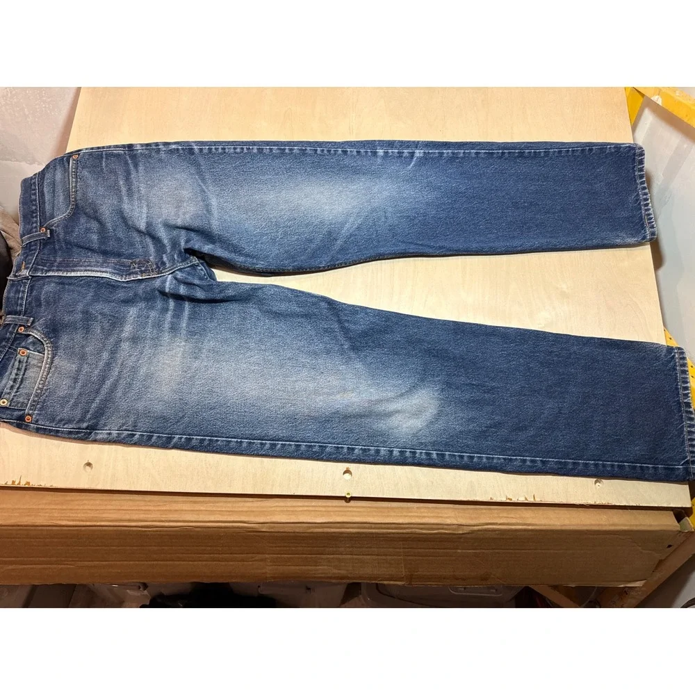 Levis 505 Regular Fit Jeans Mens 38x34 Blue Vintage Y2K Made in Canada Denim